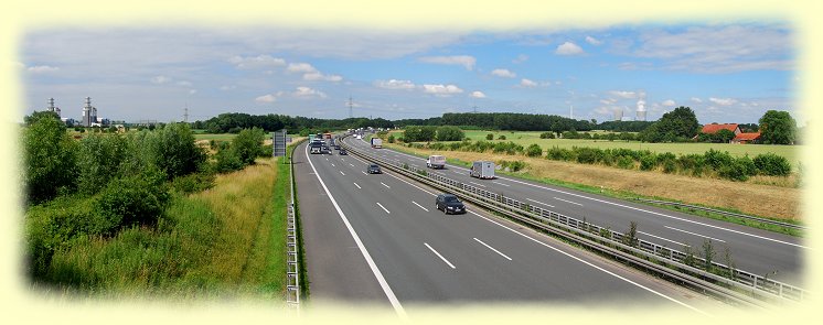 Horsthlterweg - Blick von Autobahnbrcke A2