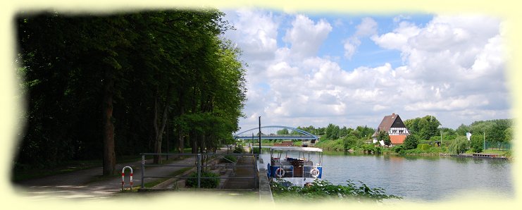 Kanal am Kurpark in Hamm