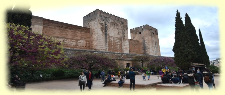 Alhambra - Alcazaba Rote Trme - Torres Bermejas