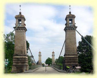 Kabelhngebrcke Fluss Argen