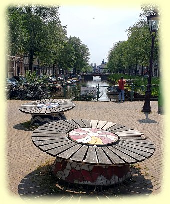 Amsterdam -- Mosaikbank