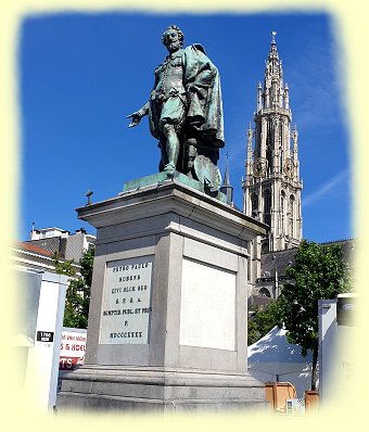 Antwerpen - Peter-Paul-Rubens-Statue