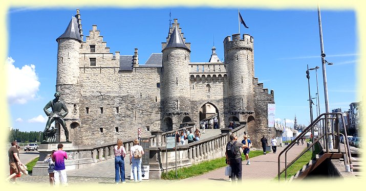 Antwerpen - Stadtburg an der Schelde