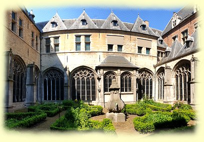 Middelburg - Klostergarten der historischen Abtei