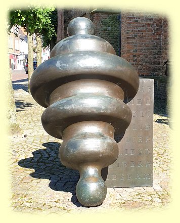 Schoonhoven - Bronzeskulptur Libera Mee