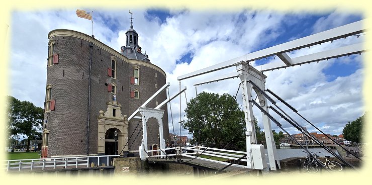Enkhuizen - 2025 - Drommedaris - Klappbr�cke