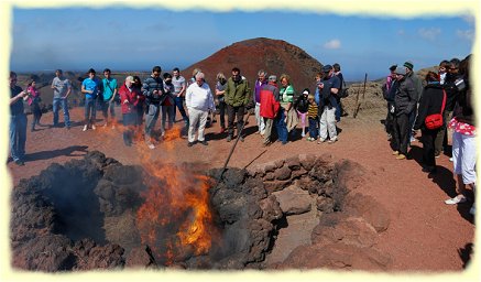 Nationalpark Timanfaya - Beweis fr die vulkanischen Aktivitten unter der Erde