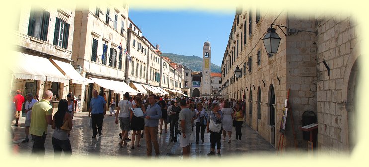 Dubrovnik - Flaniermeile Stradun