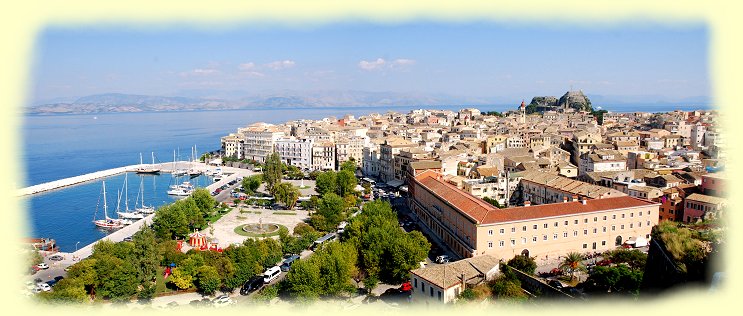 Korfu - Blick von der neuen Festung
