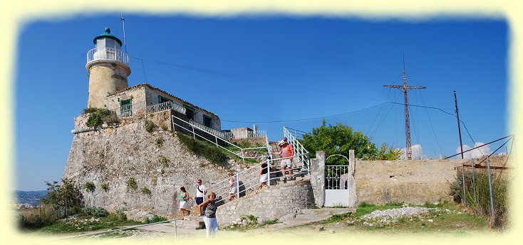 Korfu - alte Festung -Leuchtturm