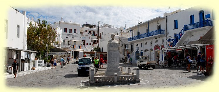 Mykonos - Manto Magdalena Mavrogenous Denkmal