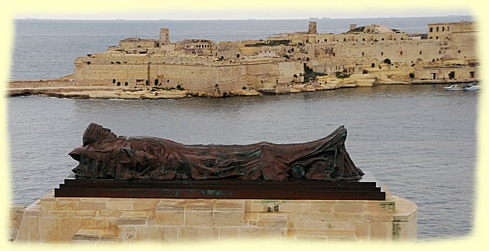 Valletta - Grabmal des unbekannten Soldaten