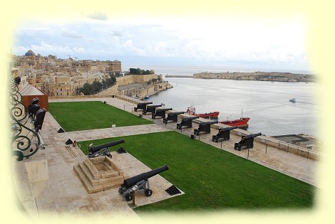 Valletta - Salutkanonen - Saluting Battery