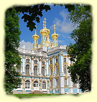 St. Petersburg - Katherinen-Palast im 25 km entfernten Puschkin - 2