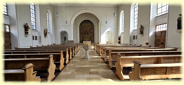 Bad D�rkheim 2026 - Stadtpfarrkirche St. Ludwig - innen