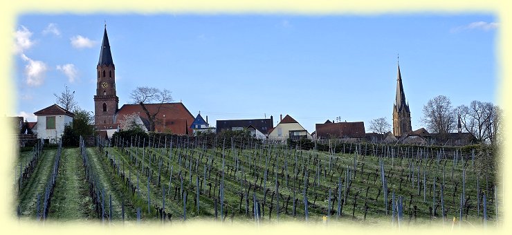 Edenkoben 2026 - ev. Kirche und der kath. Kirche Sankt Ludwig