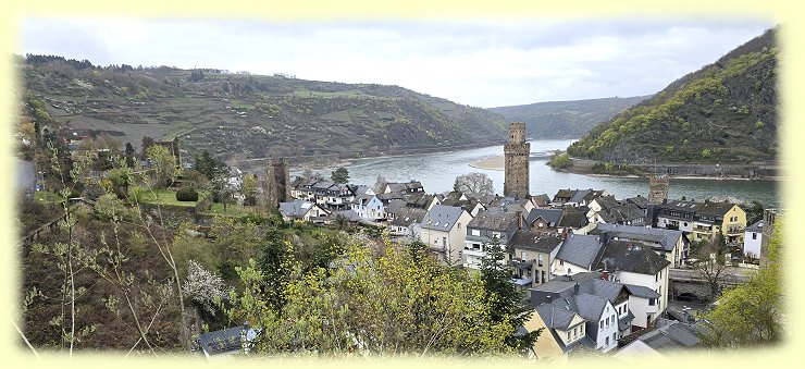 Oberwesel - Blick auf den Rhein