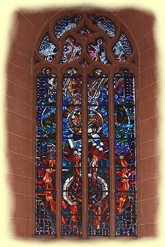 Heidelberg - Heiliggeistkirche Innenfenster