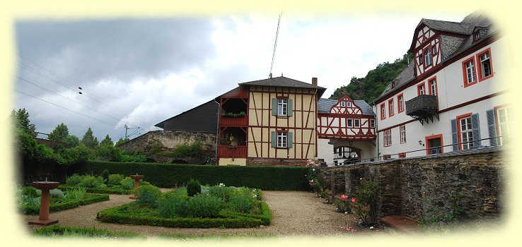Braubach -  Schlo Philippsburg mit Schlossgarten