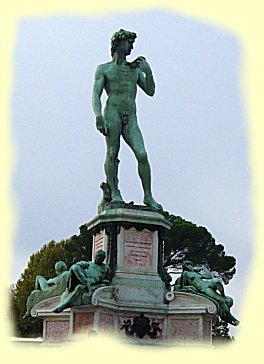 Florenz - Bronzeabguss des David