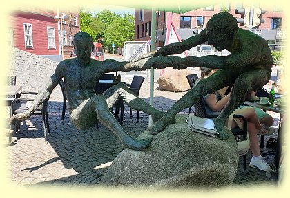 Soltau - Findling mit Ringern