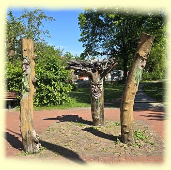 Soltau - Holzskulpturengruppe