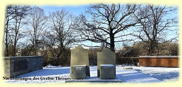 Burgh�gel Mark - Nachbildungen des Grafen-Throns