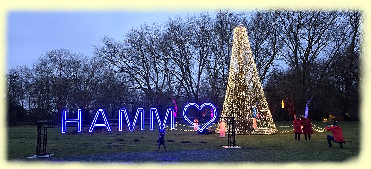 Adventsleuchten im Kurpark