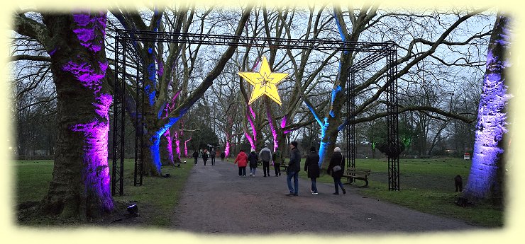Adventsleuchten im Kurpark - 1