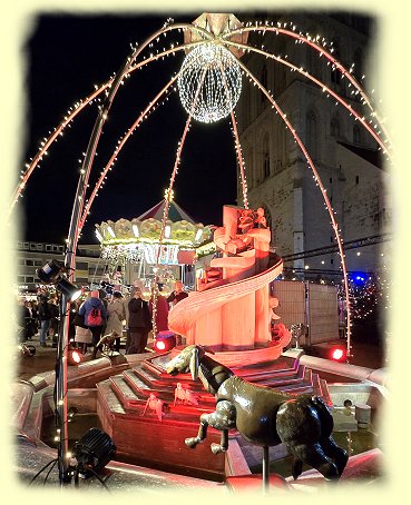 Weihnachtsmarkt - Brunnen