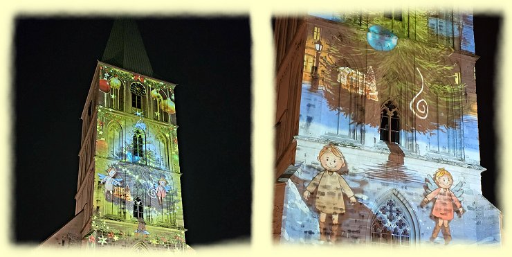 Weihnachtsmarkt - Lichtershow - 1