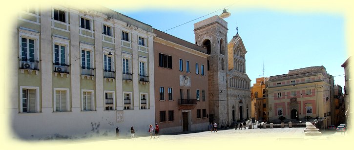 Cagliari - Kathedrale Santa Maria und Palazzo di Citta