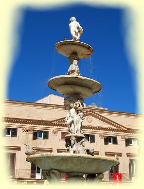 Palermo 2017 - Fontana Pretoria - Brunnensule