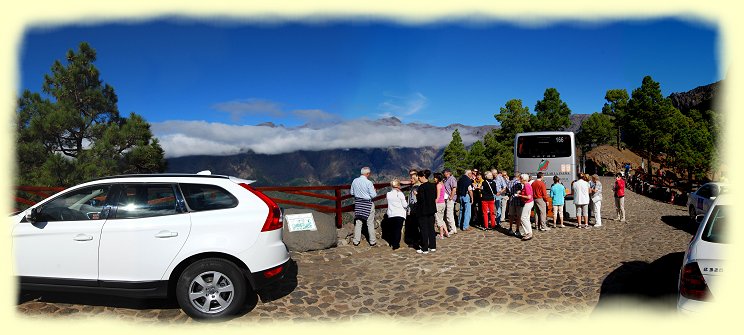 Parkplatz La Cumbrecita - Ausblick ber den Nationalpark