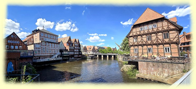 Lüneburg - Blick von der Brausebrücke Lüneburg - Blick von der Brausebrücke
