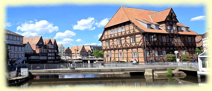 Lüneburg - Brausebrücke. Lüneburg - Brausebrücke.