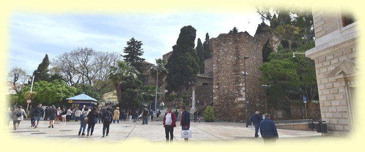 Malaga-Eingang zum Teatro Romano