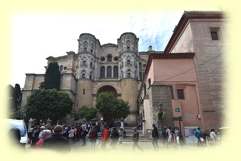 Malaga-Touristeneingang der Kathedrale