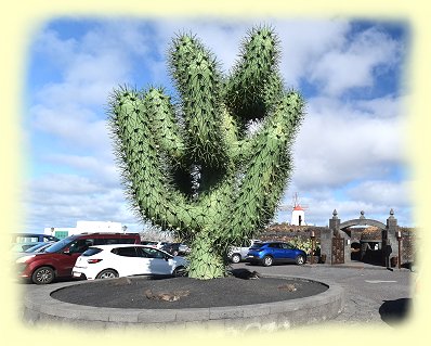 Jardin de Cactus - Kaktusskulptur