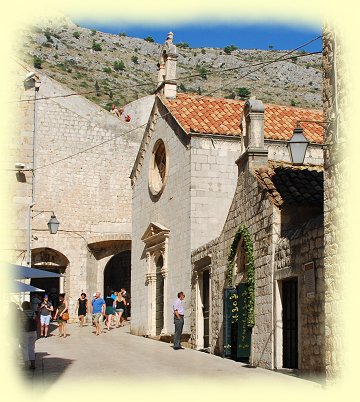 Dubrovnik - Kirche der Verkndung sowie die St. Lukas-Kirche