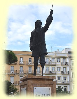 Cadiz 2018 - Denkmal fr Blas de Lezo