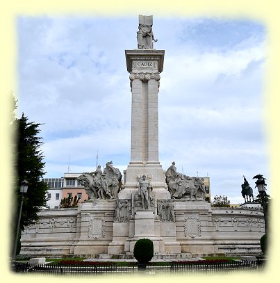 Cadiz 2018 -  El Monumento a las Cortes de Cdi