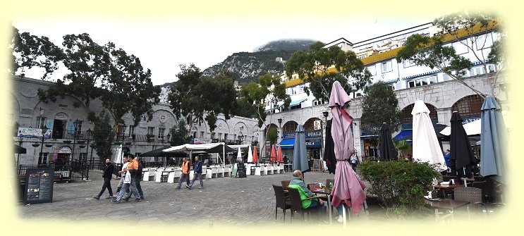 Gibraltar - Main square - Hauptplatz