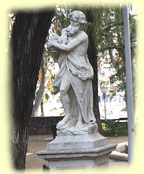 Malaga - Parque de Mlaga - Skulpturen 1
