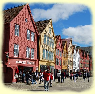 Hanseviertel Brygge, historische Sehenswrdigkeit von Bergen