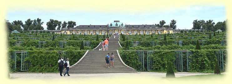 Schloss Sanssouci - Freitreppe